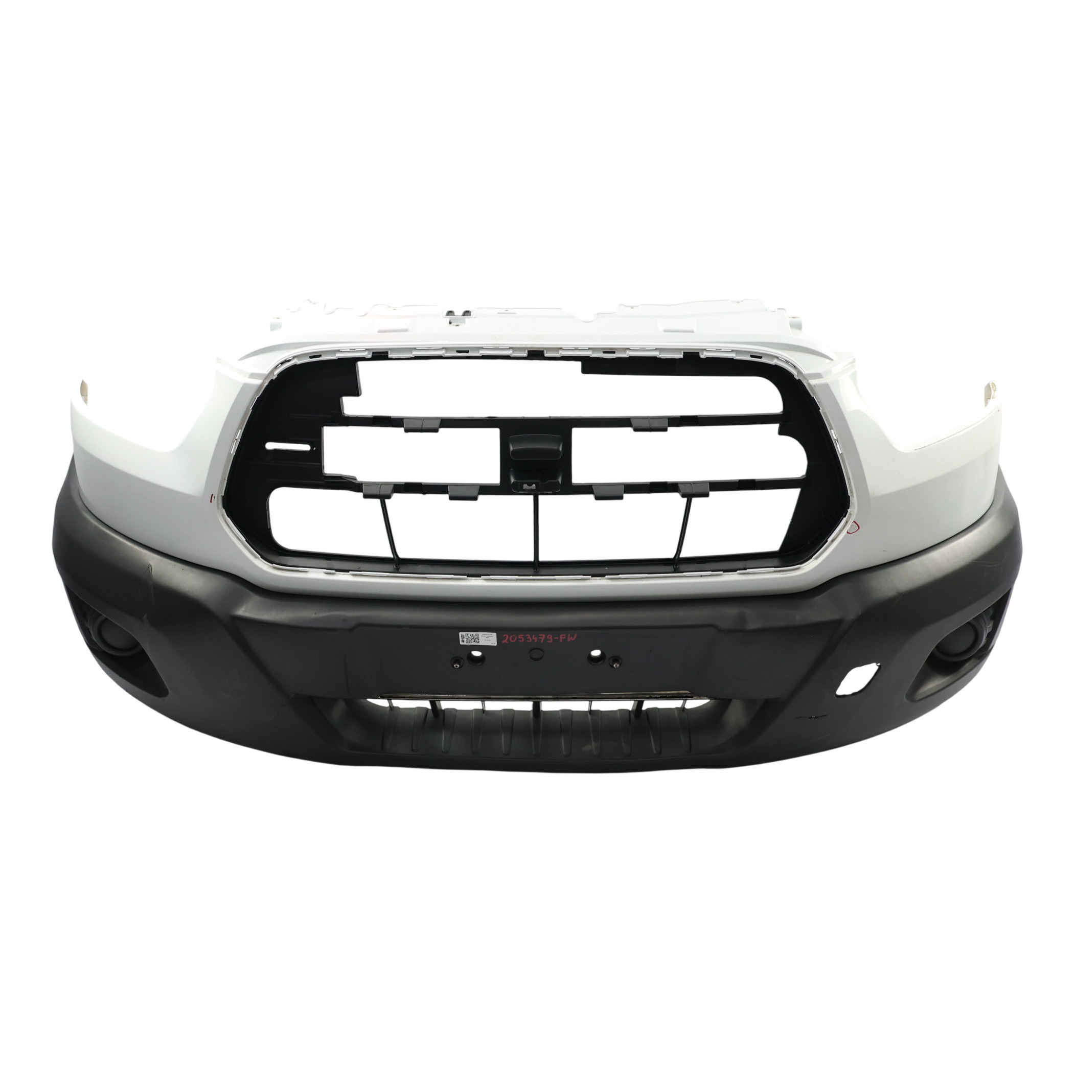 Ford Transit Mk8 Front Bumper Trim Panel Covering Frozen White - Z2