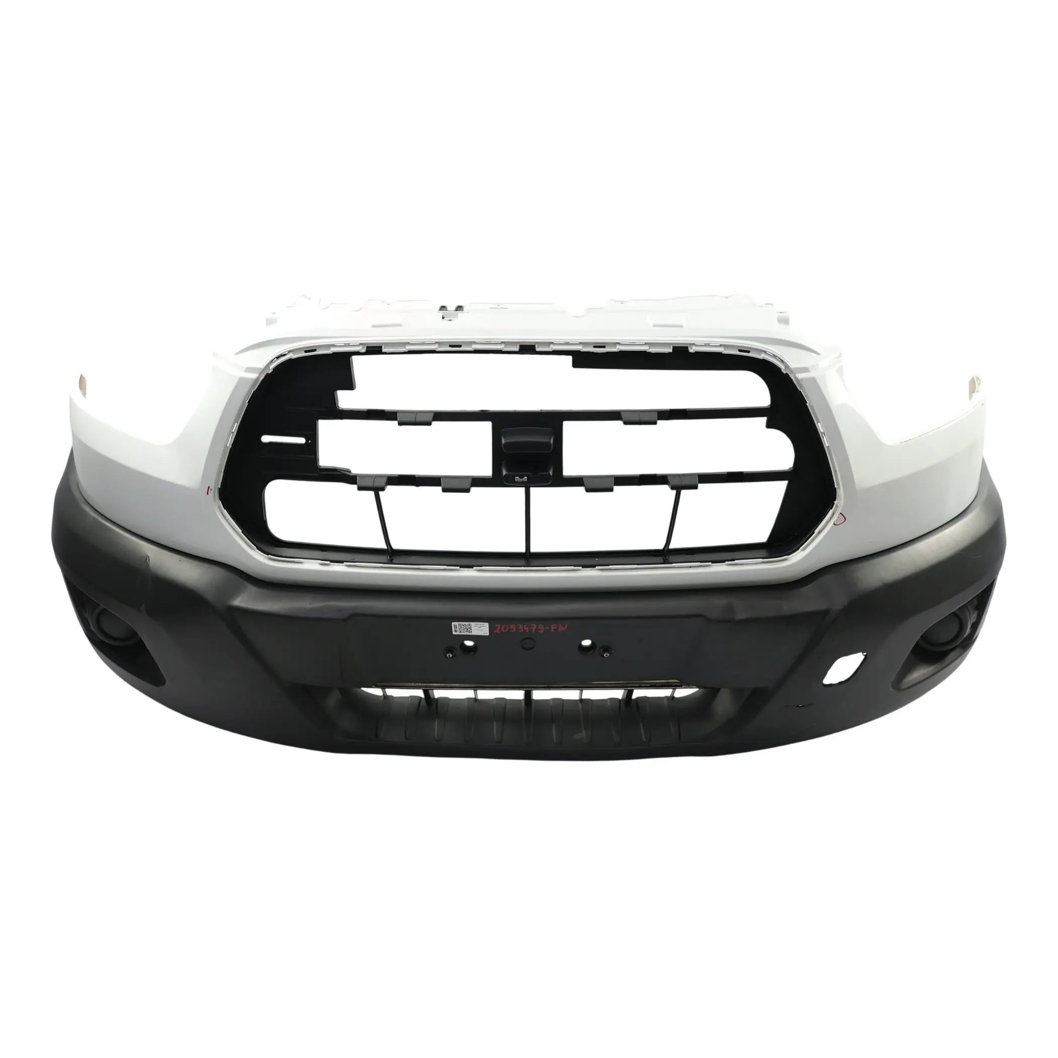 Ford Transit Mk8 Front Bumper Trim Panel Covering Frozen White - Z2