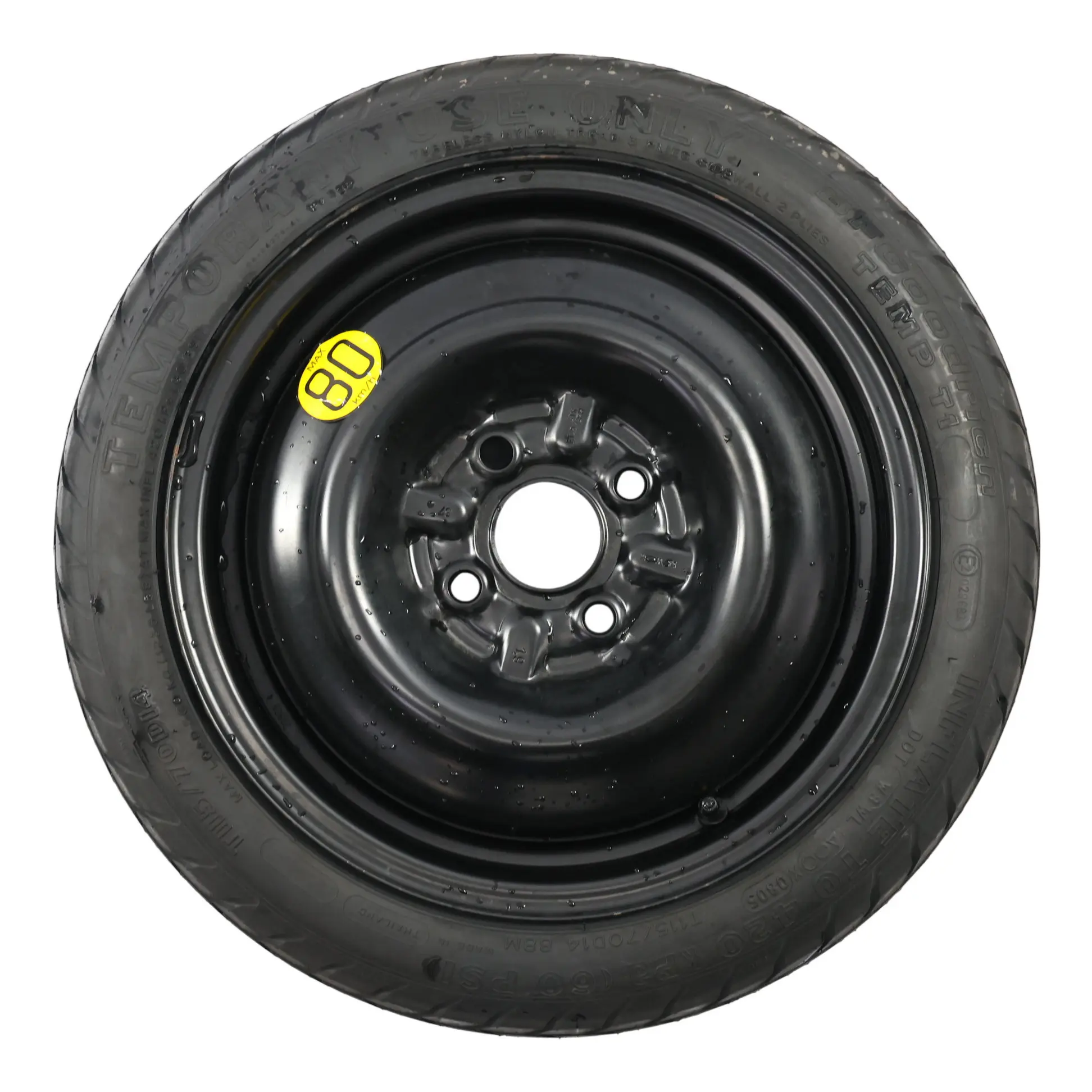 Toyota Yaris Ruota Scorta Salvaspazio Acciaio 115/70 R14 4J ET:45 2140666