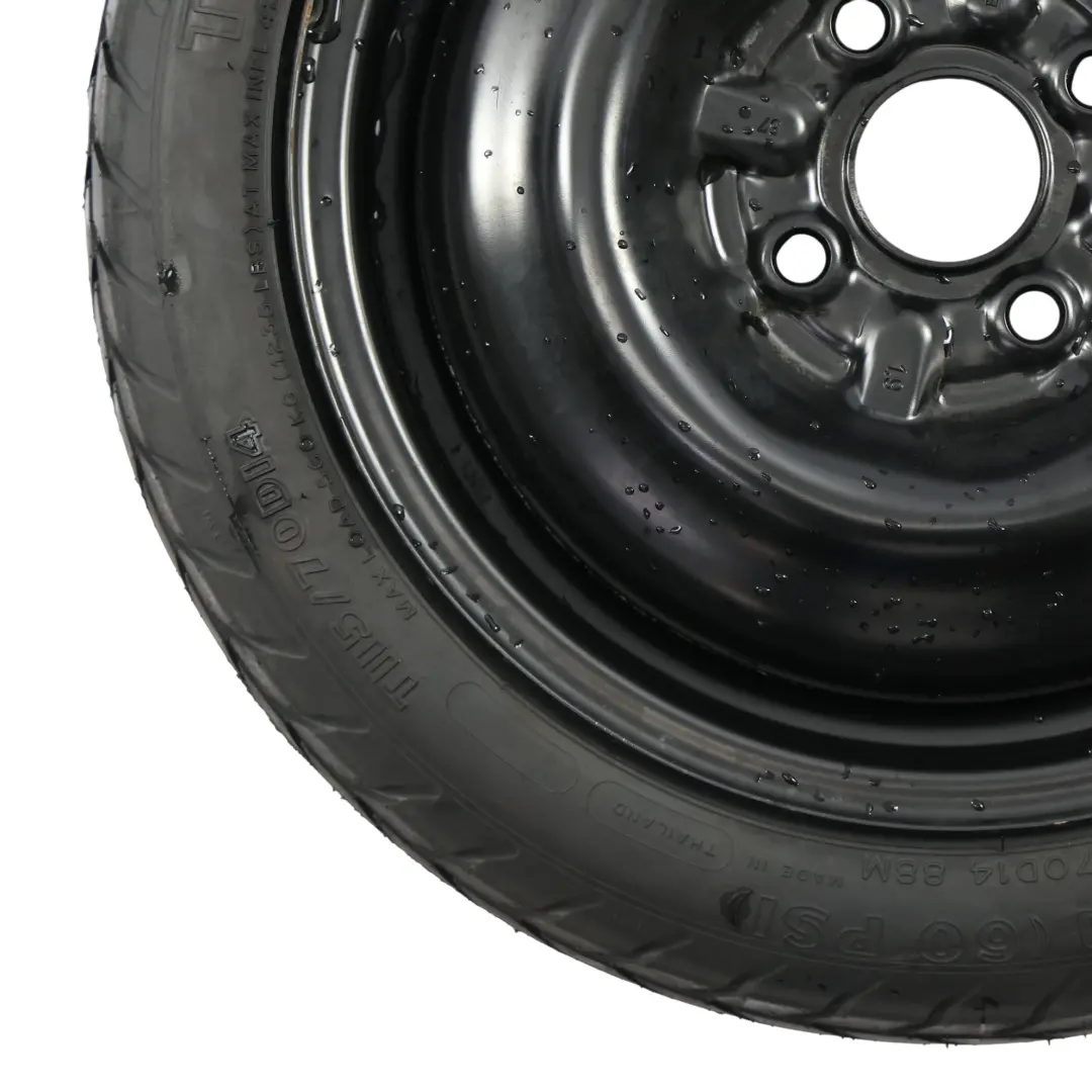 Ruota Scorta Salvaspazio Acciaio 115/70 R14 4J ET:45 per Toyota Yaris con numero di parte 2140666 Toyota Yaris Ruota Scorta Salvaspazio Acciaio 115/70 R14 4J ET:45 - SKU 2140666 - Numero di parte 2140666