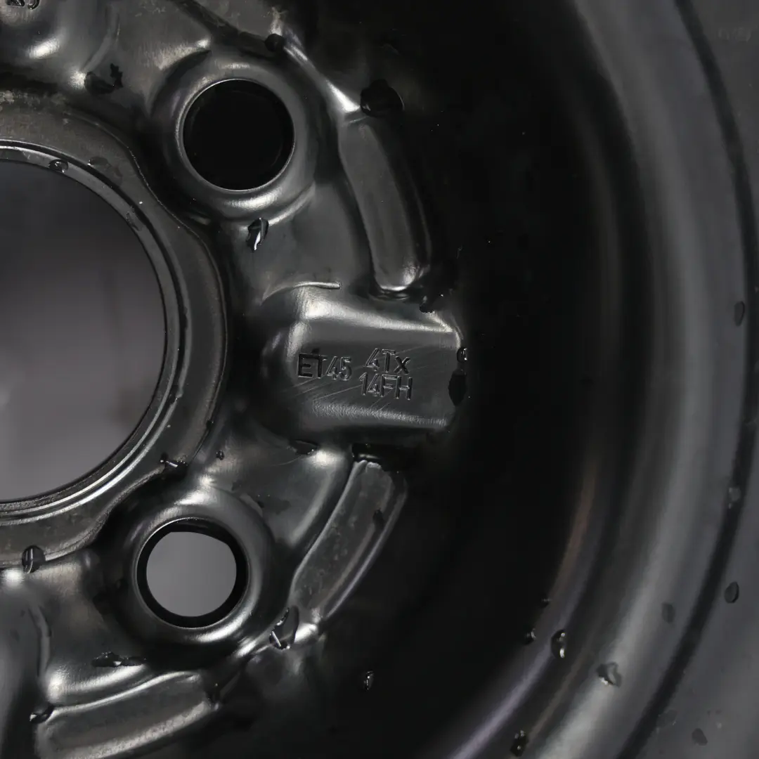 Toyota Yaris Space Saver Ersatzrad Stahl 115/70 R14 4J ET:45 - SKU 2140666 - Teilenummer 2140666