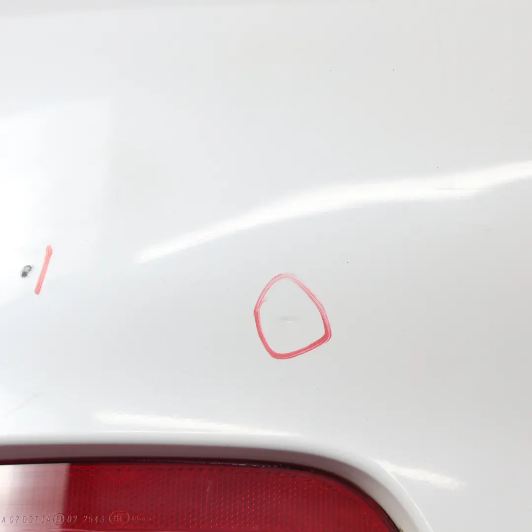 BMW F01 F02 F04 Rear Bumper Trim Panel Cover PDC Mineralweiss White - A96 - SKU 2152307-MW - Part number 2152307