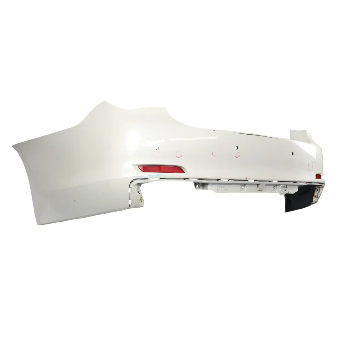 Bumper Trim Panel Cover PDC Mineralweiss White - A96 to BMW F01 F02 F04 Rear with Part number 2152307 BMW F01 F02 F04 Rear Bumper Trim Panel Cover PDC Mineralweiss White - A96 - SKU 2152307-MW - Part number 2152307