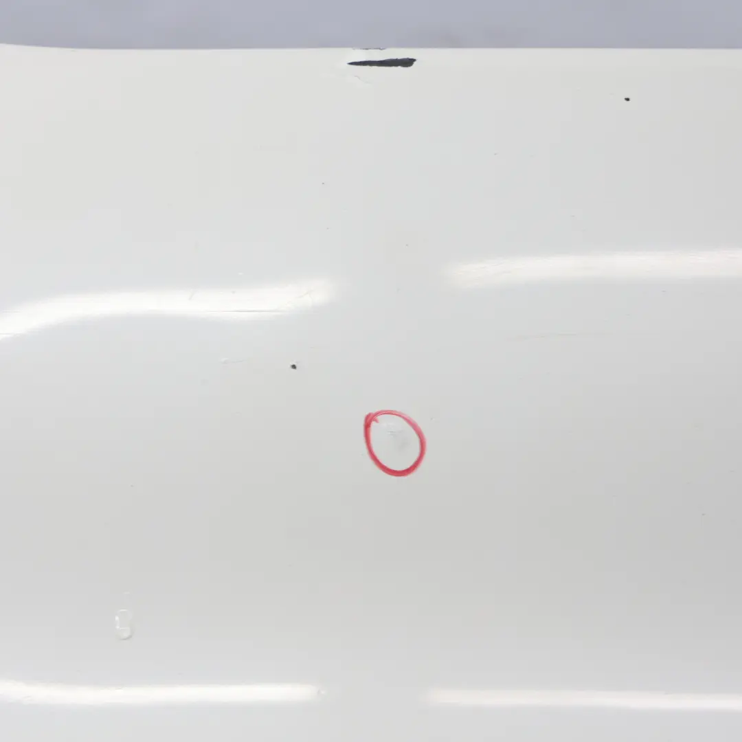 BMW F01 F02 F04 Rear Bumper Trim Panel Cover PDC Mineralweiss White - A96 - SKU 2152307-MW - Part number 2152307