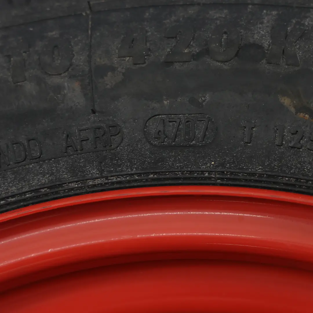 Peugeot 308 Spare Wheel Compact Wheel Steel R16 Tyre 125/85 ET10 3,5 - SKU 2160718 - Part number 2160718