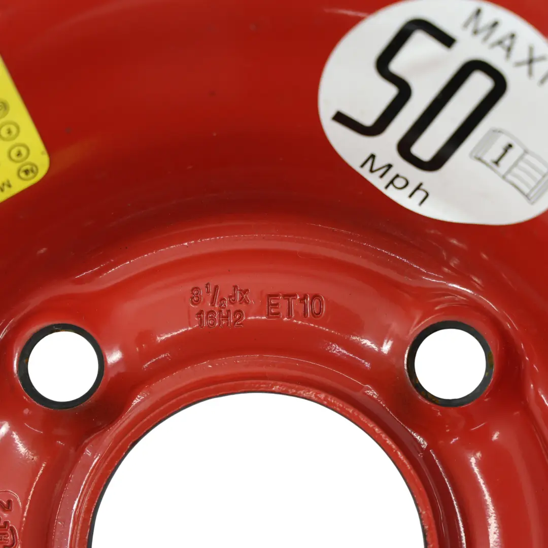 Ruota Scorta Ruota Compatta Acciaio R16 125/85 ET10 3,5 per Peugeot 308 con numero di parte 2160718 Peugeot 308 Ruota Scorta Ruota Compatta Acciaio R16 125/85 ET10 3,5 - SKU 2160718 - Numero di parte 2160718