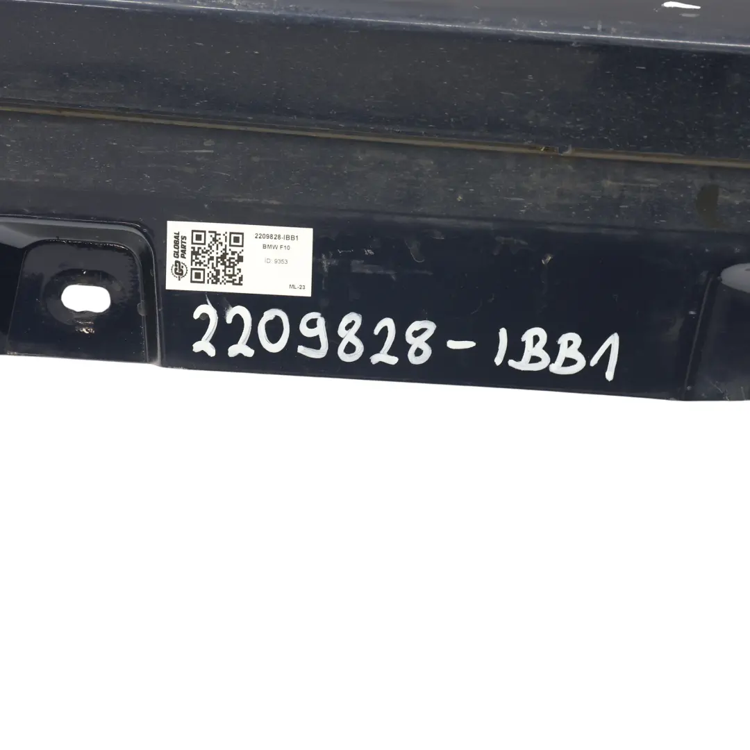 Side Skirt Door Sill Panel Right O/S Imperialblau Imperial Blue - A89 to BMW F10 with Part number 2209828 BMW F10 Side Skirt Door Sill Panel Right O/S Imperialblau Imperial Blue - A89 - SKU 2209828-IBB1 - Part number 2209828