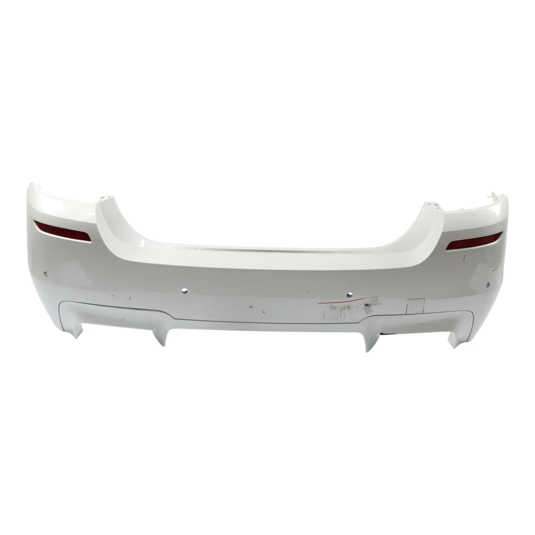 BMW F10 Tylny Zderzak M-Pakiet PDC Mineral White Biały Metalik - A96