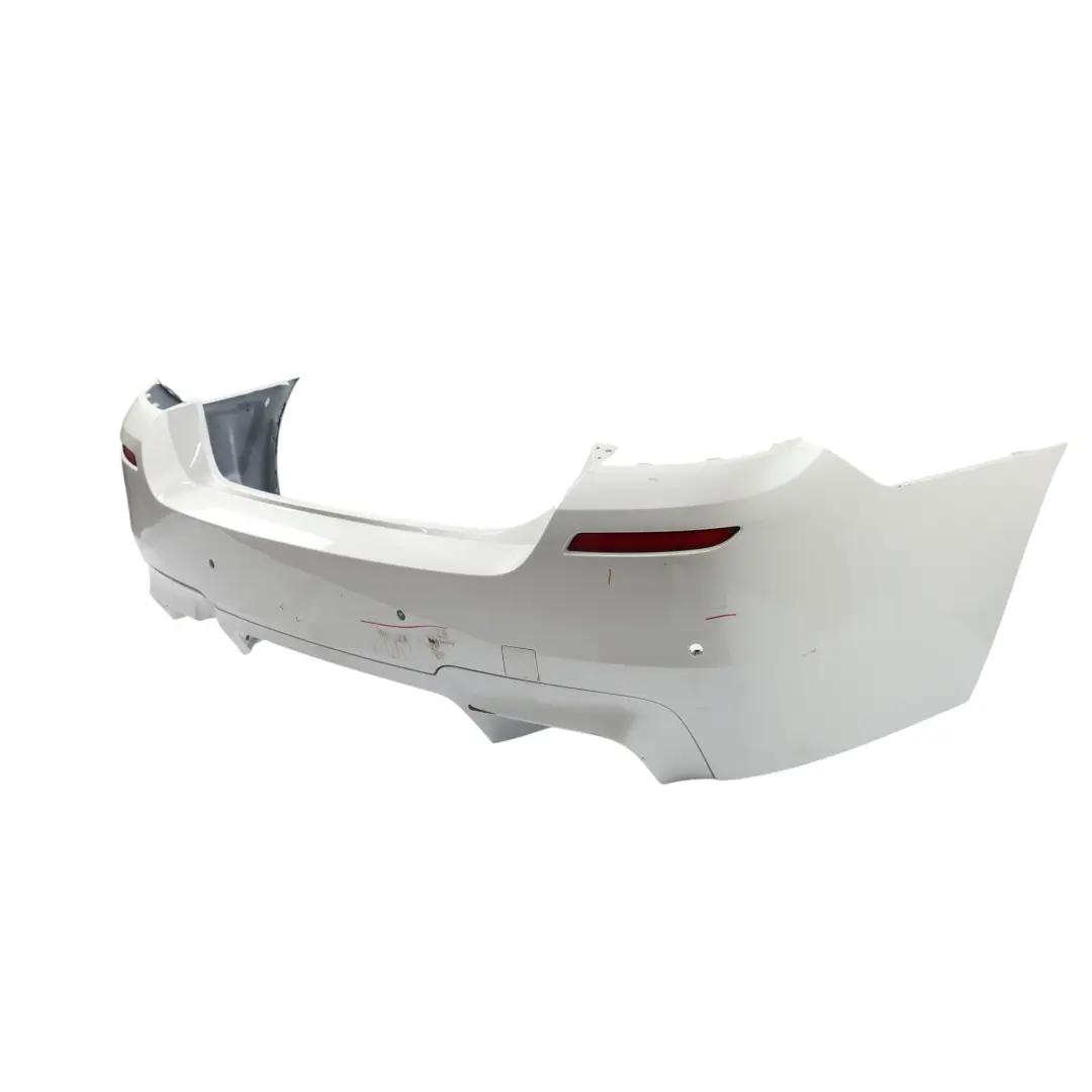 BMW F10 Tylny Zderzak M-Pakiet PDC Mineral White Biały Metalik - A96 - SKU 2223018-MW - Numer Części 2223018