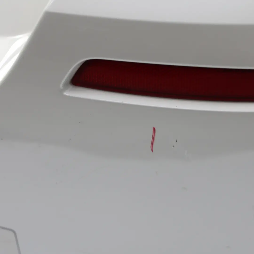 BMW F10 Rear Bumper Panel M Sport PDC Covering Mineral White Metallic - A96 - SKU 2223018-MW - Part number 2223018