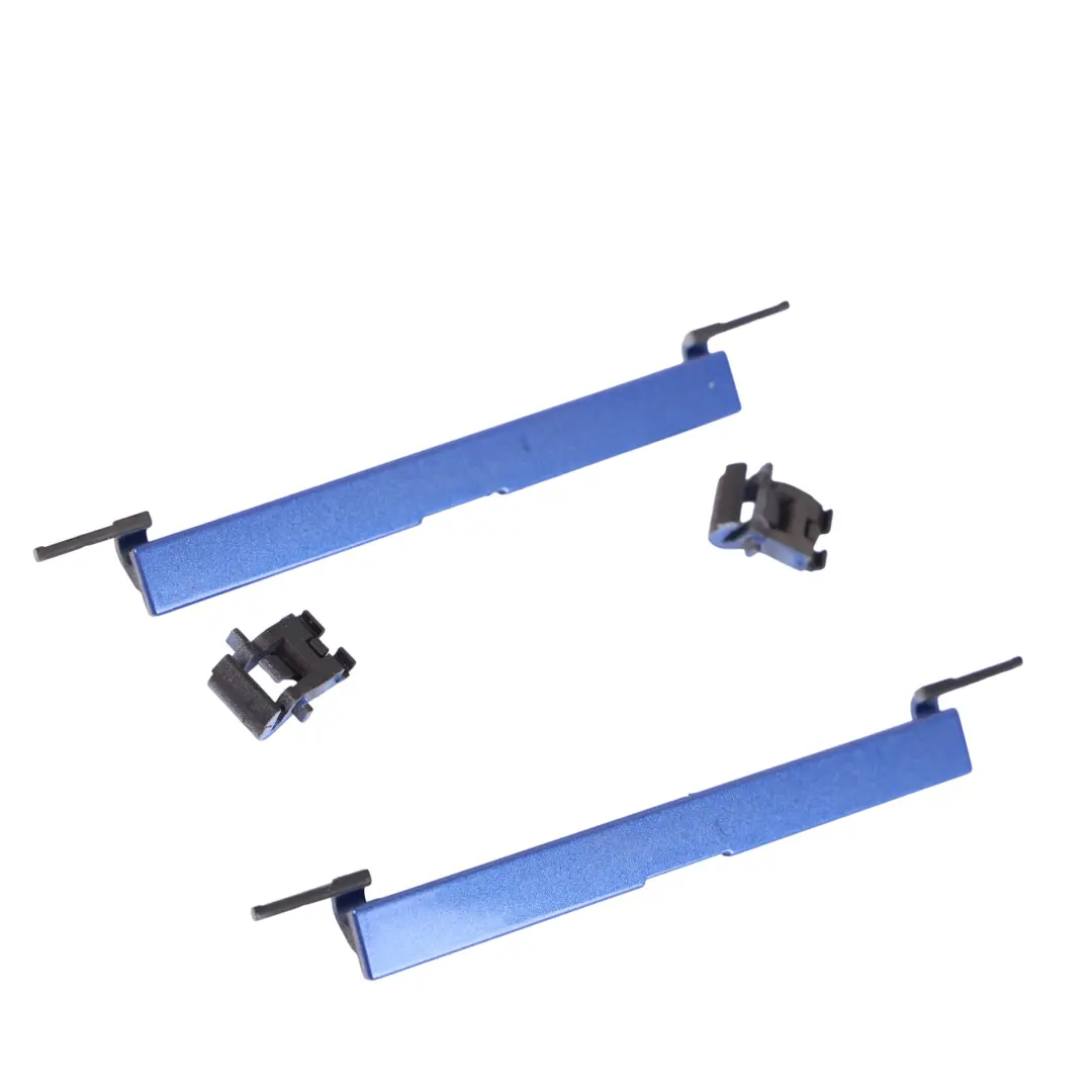 BMW F30 Dachreling Reling Abdeckung Cap Trim Links Estorilblau Blau - B45 SET - SKU 2239971-EB1 - Teilenummer 2239971