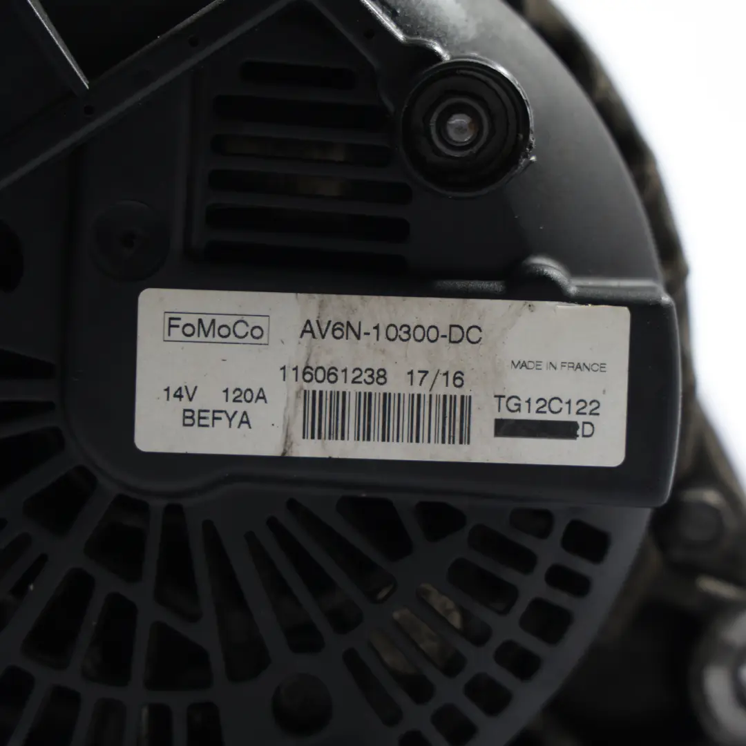 MK3 Fiesta Mk6 Alternatore Generatore 1.5 Tdci Motore AV6N-10300-DC per Ford Focus con numero di parte 2251619 Ford Focus MK3 Fiesta Mk6 Alternatore Generatore 1.5 Tdci Motore AV6N-10300-DC - SKU 2251619 - Numero di parte 2251619