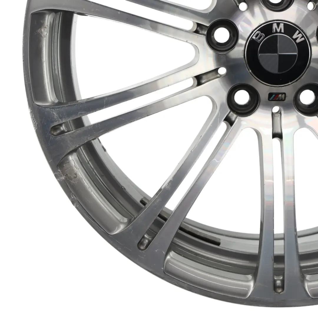 Vorderrad Silber Alufelge 19" 8,5J ET:29 M Styling 220 für BMW E90 E92 M3 mit Teilenummer 2283555 BMW E90 E92 M3 Vorderrad Silber Alufelge 19" 8,5J ET:29 M Styling 220 - SKU 2283555-3 - Teilenummer 2283555