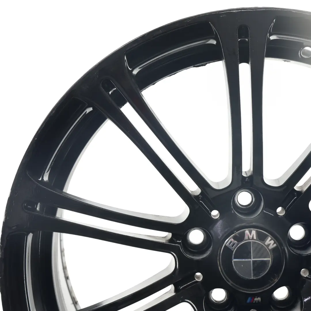 BMW E90 E92 E93 M3 Black Rear Wheel Alloy Rim 19" ET:23 9,5J M Double Spoke 220 - SKU 2283556-4 - Part number 2283556