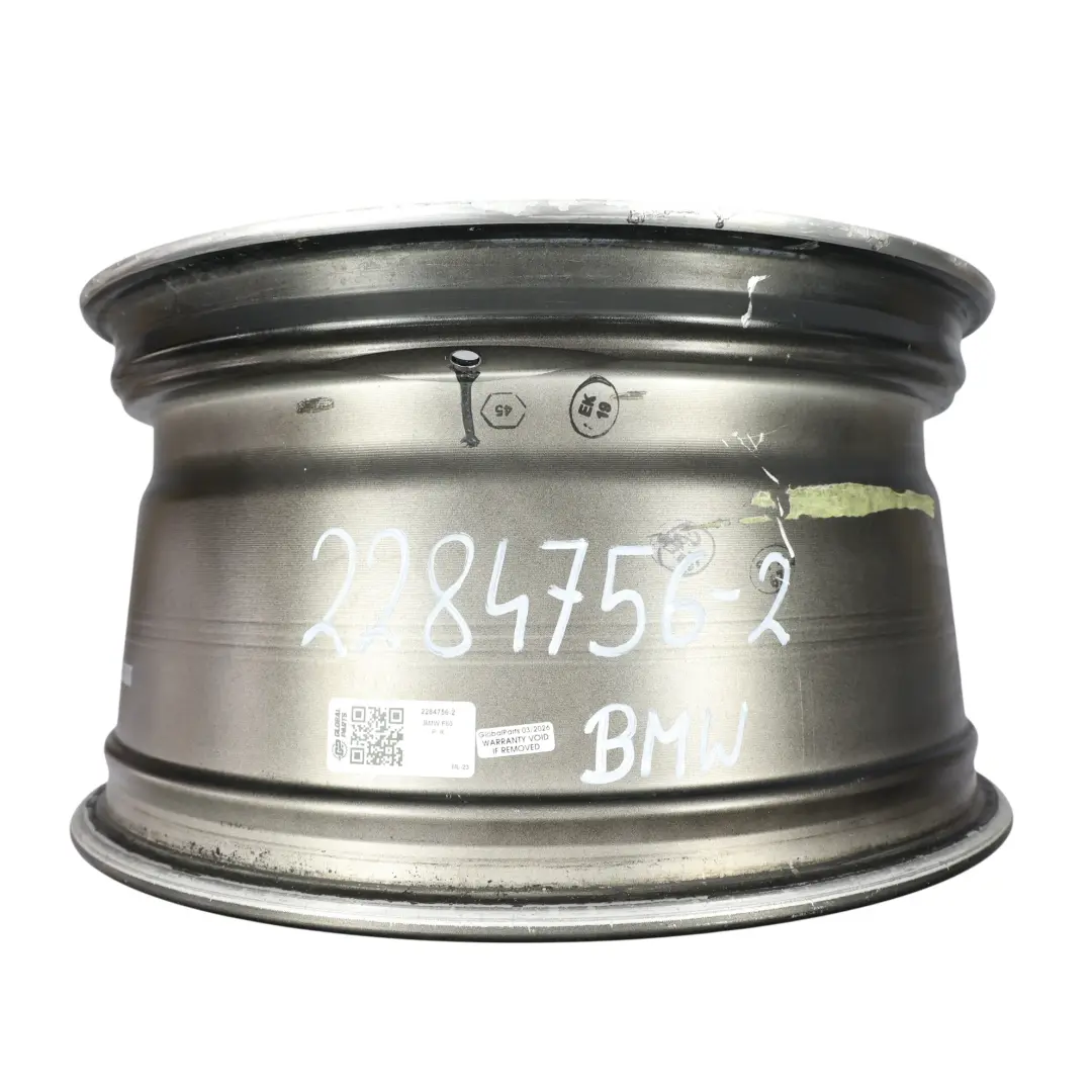 BMW F80 M3 F82 M4 Hinterrad Alufelge M Doppelspeiche 437M 19" 10J - SKU 2284756-2 - Teilenummer 2284756