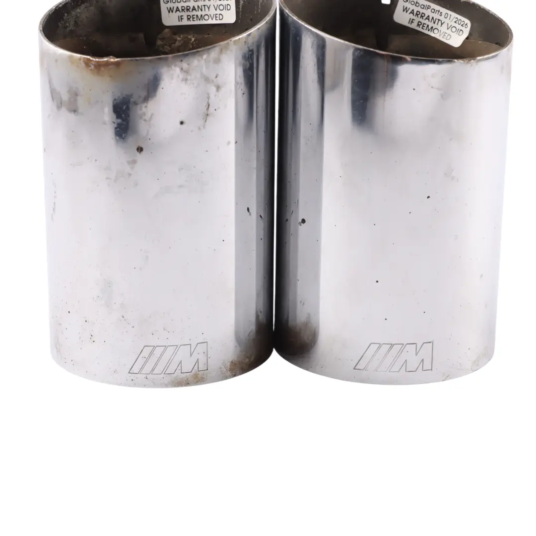 BMW F20 F20 LCI F21 21 LCI Chrome Exhaust Tailpipe Tip Pipe Trim Set - SKU 2286251 - Part number 2286251