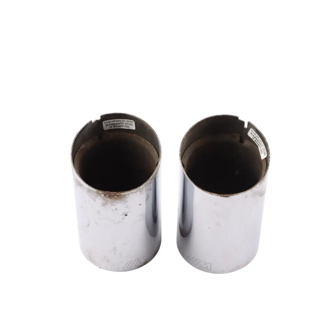 BMW F20 F20 LCI F21 21 LCI Chrome Exhaust Tailpipe Tip Pipe Trim Set - SKU 2286251 - Part number 2286251