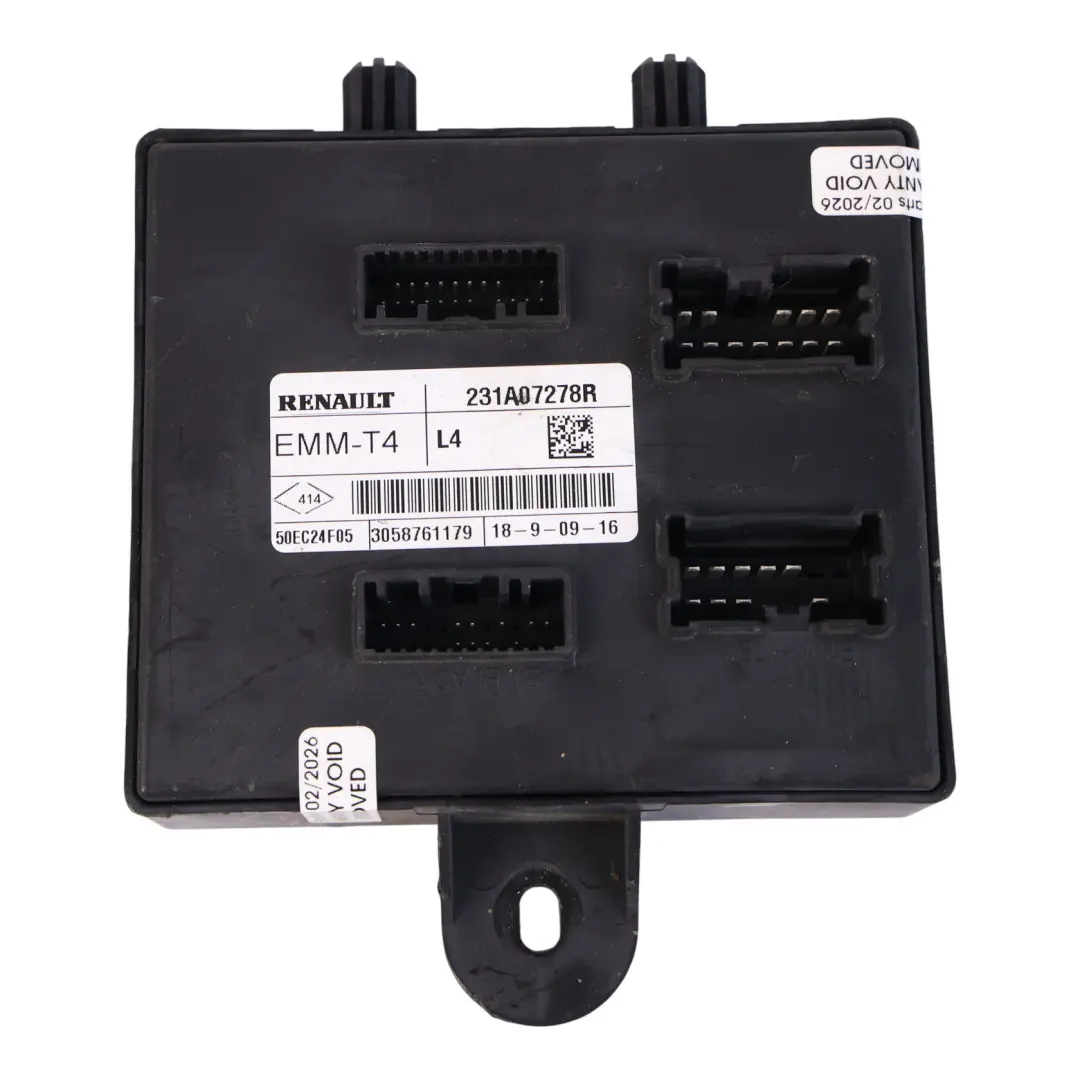 Body Control Unidad Control Gestión Energía para Smart 453 Fortwo con número de pieza 231A07278R Smart 453 Fortwo Body Control Unidad Control Gestión Energía - SKU 231A07278R - Número de pieza 231A07278R
