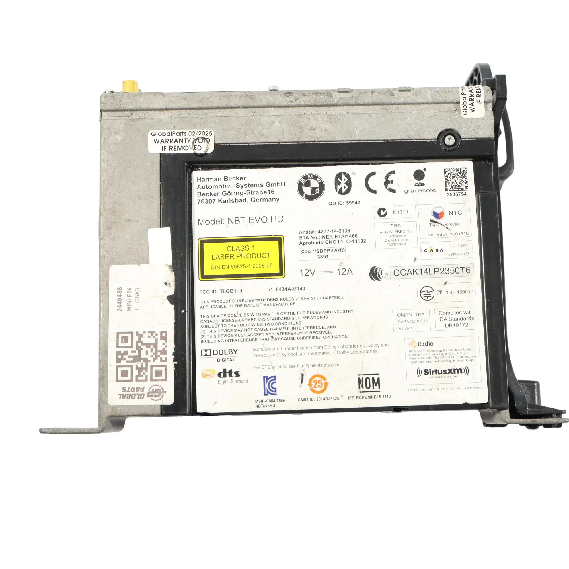 Mini F55 F56 Radio DAB Odtwarzacz Multimedialny Nawigacja 2449488