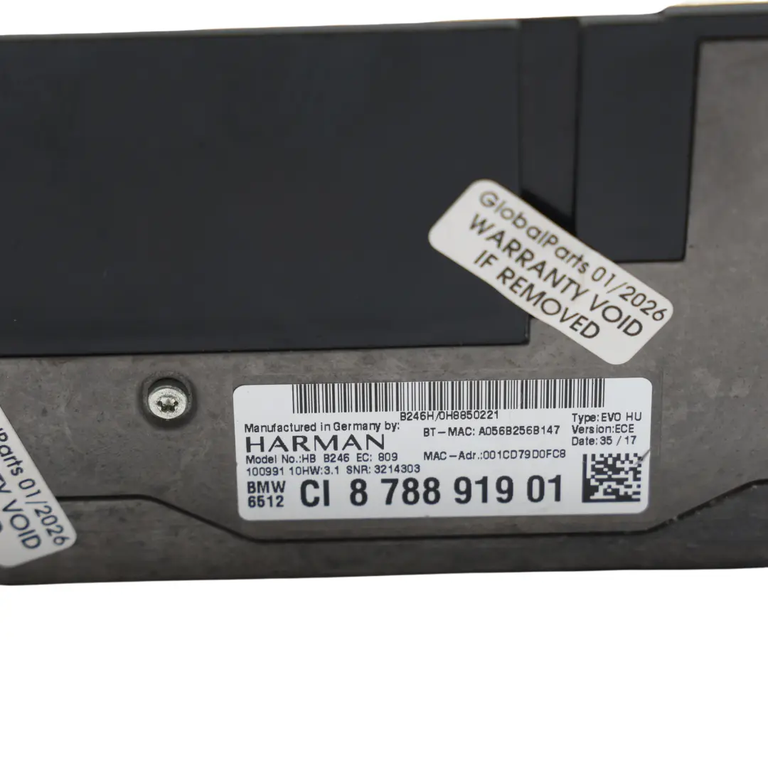 Head Unit Mini F55 F56 Navigation Head Unit Radio DAB Media Player to with Part number 2449488 Head Unit Mini F55 F56 Navigation Head Unit Radio DAB Media Player - SKU 2449488 - Part number 2449488