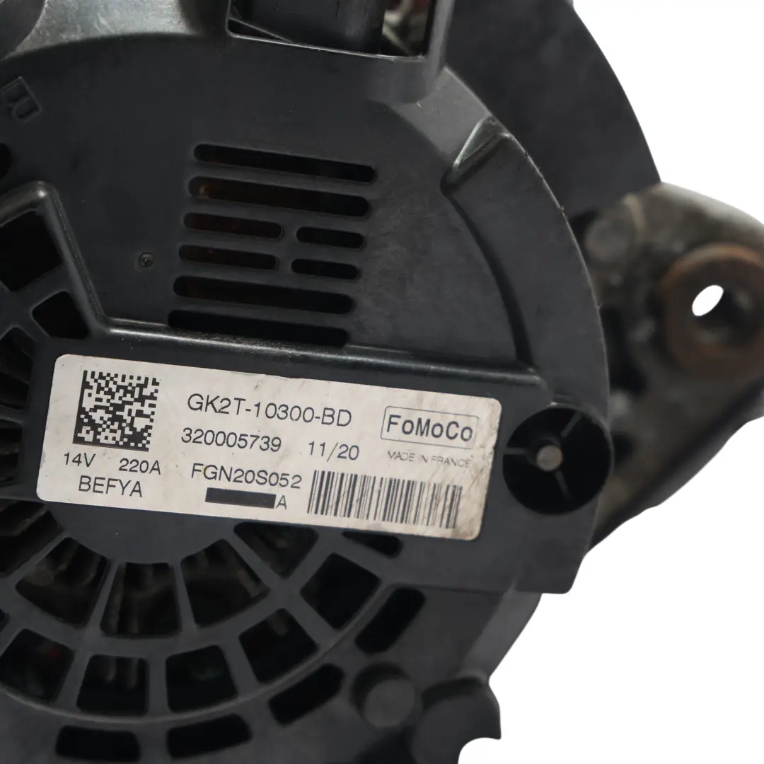 Mk8 Alternateur Générateur 14V 220A GK2T-10300-BD pour Ford Transit Custom à propos du numéro de pièce 2454938 Ford Transit Custom Mk8 Alternateur Générateur 14V 220A GK2T-10300-BD - SKU 2454938 - Numéro de pièce 2454938