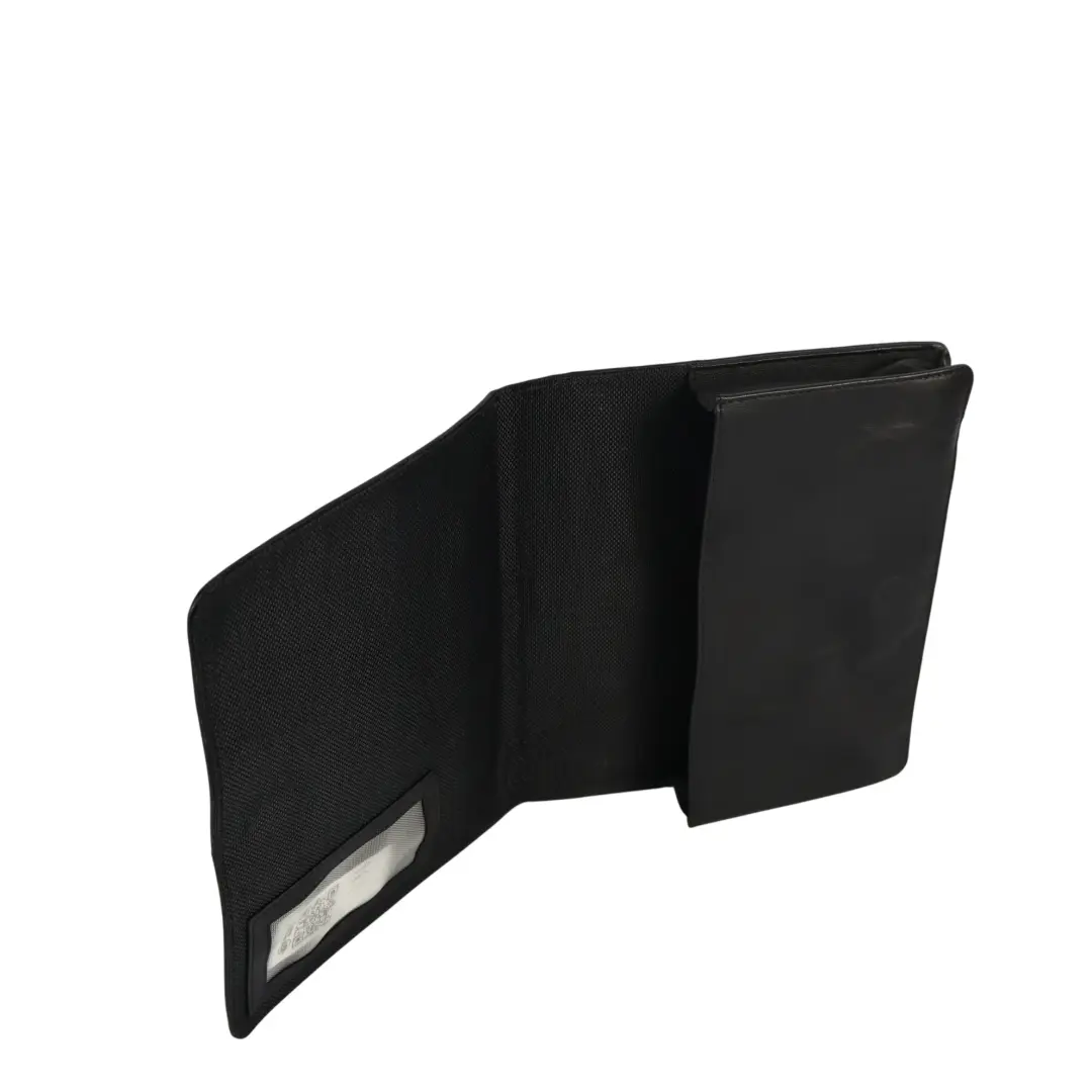 BMW F01 F02 F03 F10 Fahrten Buch Etui Geldbörse Tasche V12 Schwarz Leder - SKU 2603655 - Teilenummer 2603655