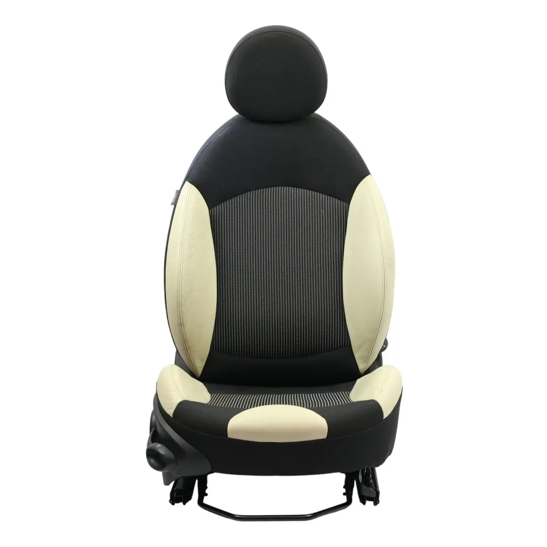 Asiento Delantero Tela Deportiva Cuero Crema Derecha para Mini Cooper One R55 R56 R57 con número de pieza 2753494 Mini Cooper One R55 R56 R57 Asiento Delantero Tela Deportiva Cuero Crema Derecha - SKU 2753494-3 - Número de pieza 2753494