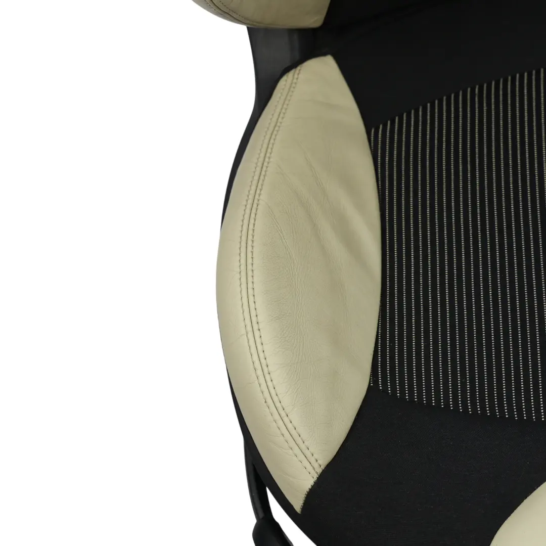 Front Seat Sport Cloth Cream Leather Right O/S to Mini Cooper One R55 R56 R57 with Part number 2753494 Mini Cooper One R55 R56 R57 Front Seat Sport Cloth Cream Leather Right O/S - SKU 2753494-3 - Part number 2753494