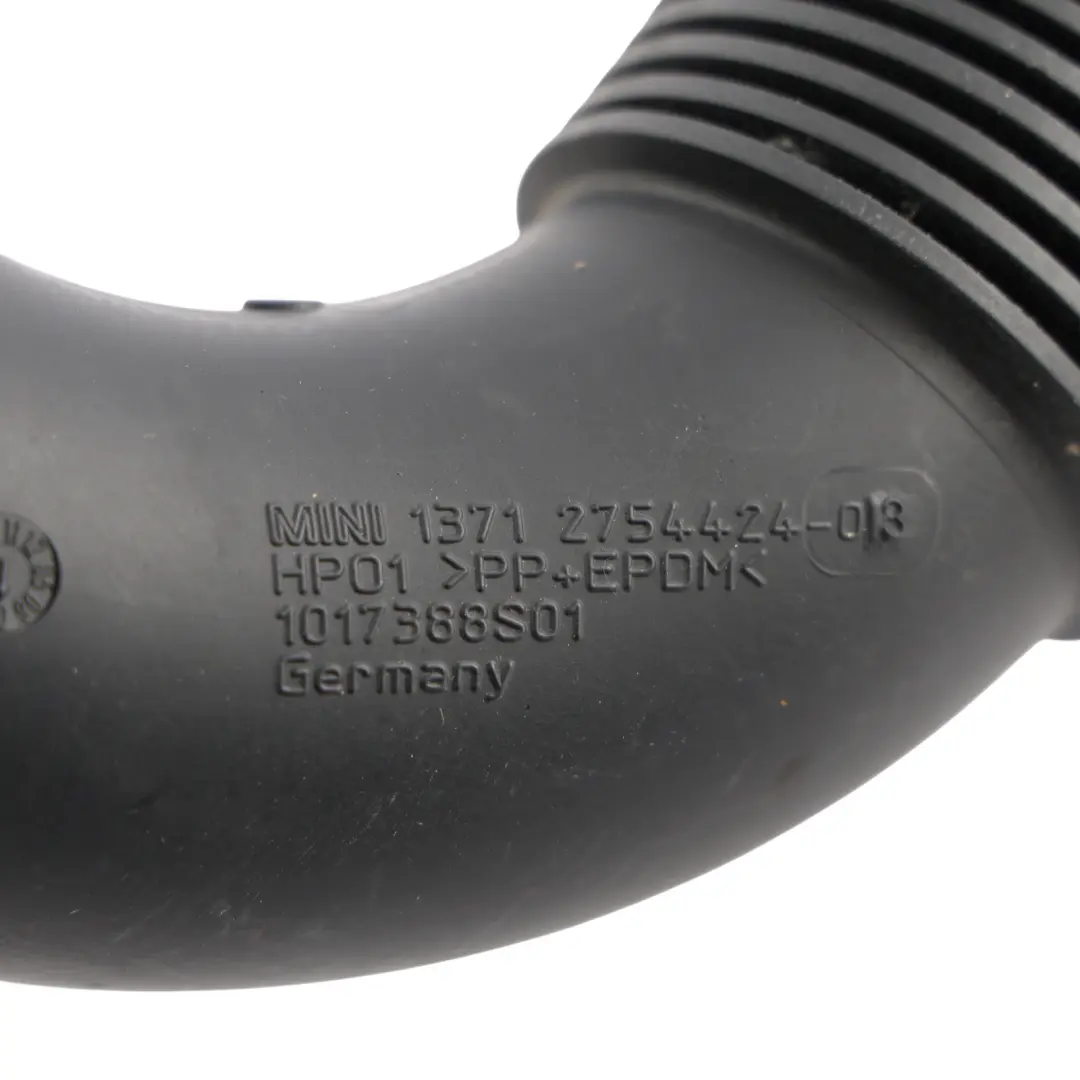 Cold Air Intake Pipe Hose Manifold to Mini Cooper One R55 R56 R57 R59 with Part number 2754424 Mini Cooper One R55 R56 R57 R59 Cold Air Intake Pipe Hose Manifold - SKU 2754424 - Part number 2754424