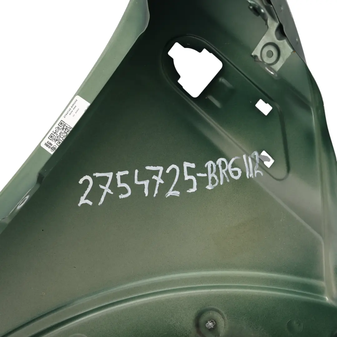Błotnik Lewy Przedni British Racing Green II - B22 do Mini R55 R56 R57 o numerze 2754725 Mini R55 R56 R57 Błotnik Lewy Przedni British Racing Green II - B22 - SKU 2754725-BRGII2 - Numer Części 2754725