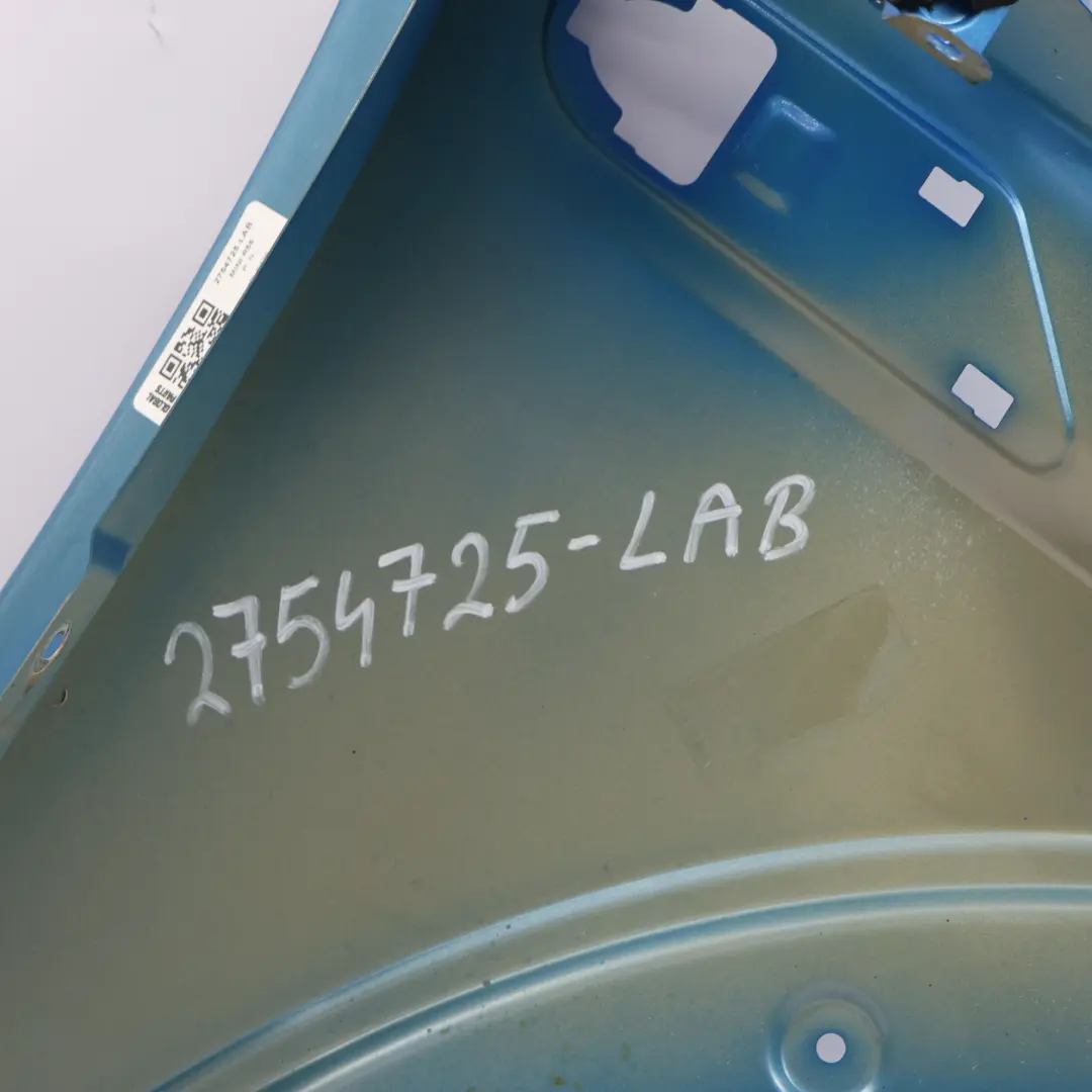 Błotnik Lewy Przedni Laser Blue Niebieski Metalik - A59 do Mini R56 R57 o numerze 2754725 Mini R56 R57 Błotnik Lewy Przedni Laser Blue Niebieski Metalik - A59 - SKU 2754725-LAB - Numer Części 2754725