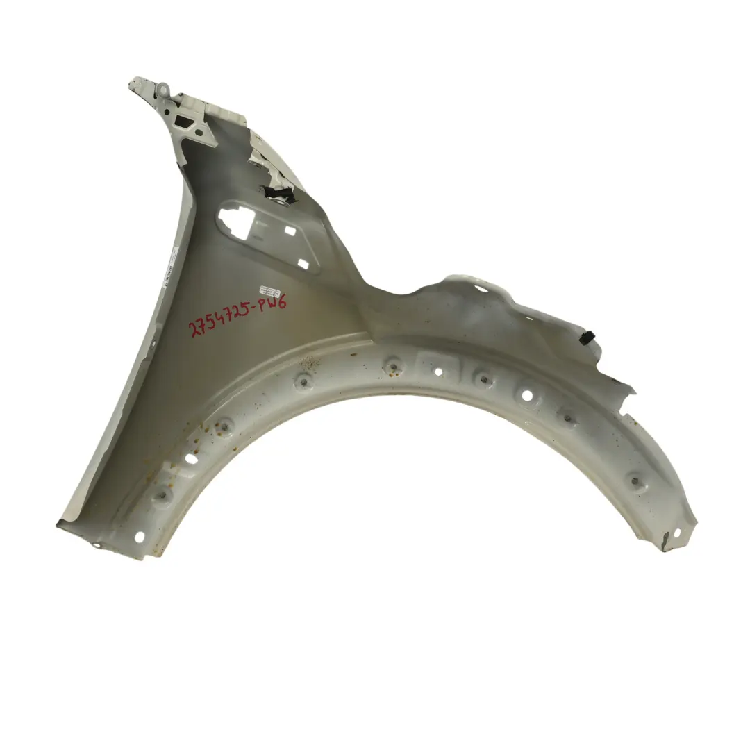 Mini R55 R56 R57 Seitenverkleidung Kotflügel Vorne Links Pepper White - 850 - SKU 2754725-PW6 - Teilenummer 2754725