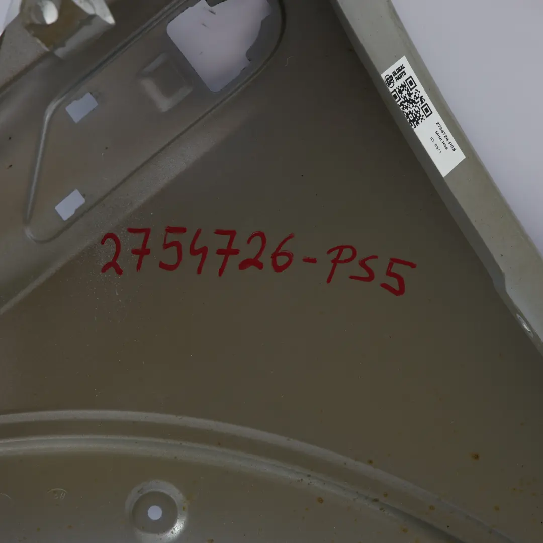 Mini R55 R56 R57 Błotnik Prawy Przedni Pure Silver Srebrny Metalik - 900 - SKU 2754726-PS5 - Numer Części 2754726