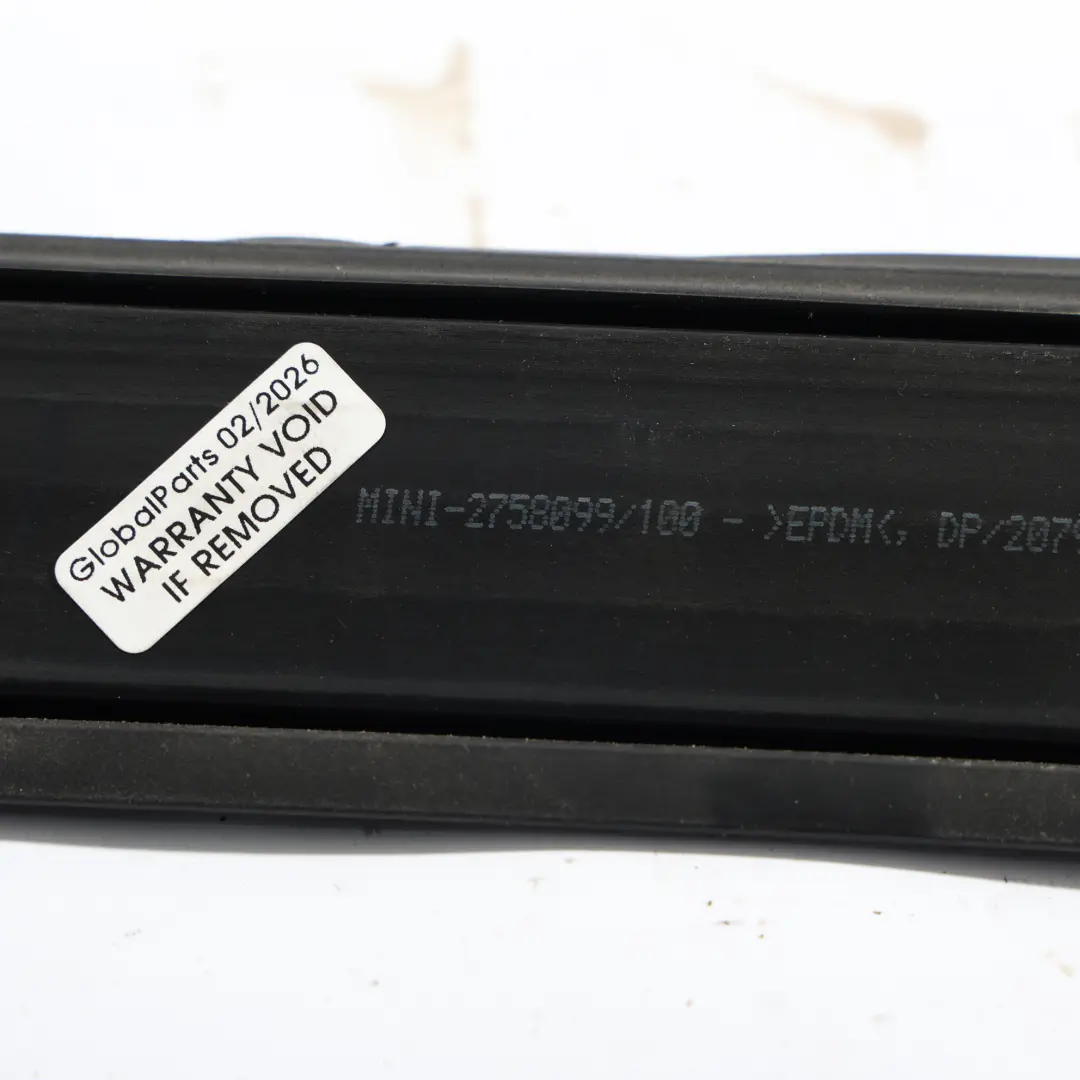 Mini Cooper R57 Cabrio Guarnizione Barra Frontale Destra 5434 - SKU 2758100 - Numero di parte 2758100