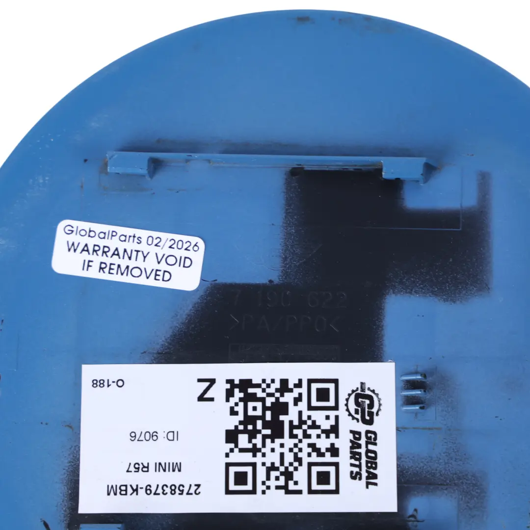 Mini R57 R58 R59 Einfüllstutzen Tankklappe Abdeckung Kite Blau - B48 7190622 - SKU 2758379-KBM - Teilenummer 2758379