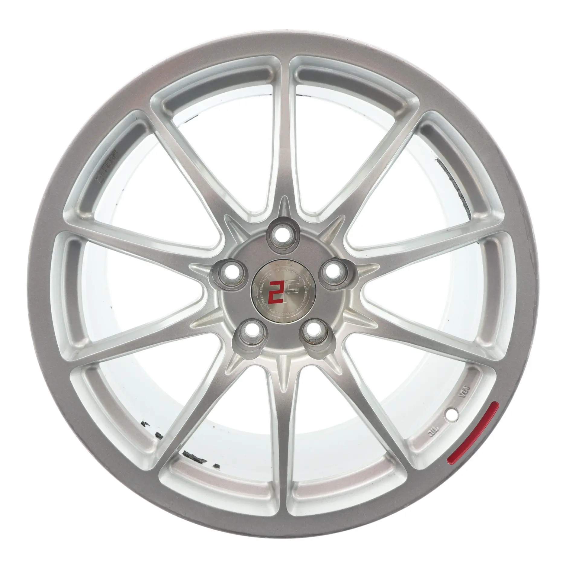 2Forge Silver Wheel Alloy RIm VIA 18" 8.5J