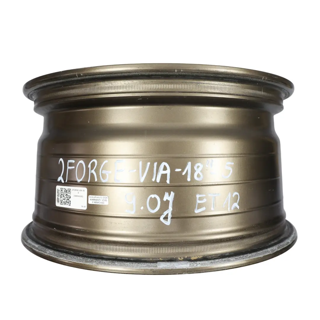  2Forge VIA Alu Felge 18" 8.5J - SKU 2FORGE-VIA-18-5 - Teilenummer 2FORGE-VIA-18