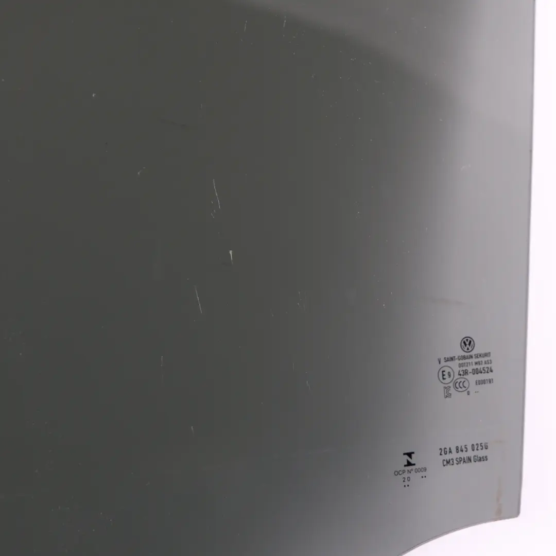 VW Volkswagen T-Roc A11 Door Window Glass Rear Left N/S Tinted AS3 - SKU 2GA845025G - Part number 2GA845025G