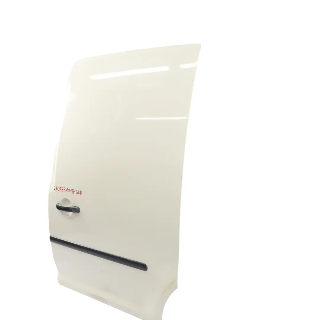 2K Sliding Side Door Rear Left N/S Grey White - 902 to Volkswagen VW Caddy with Part number 2K0843107R Volkswagen VW Caddy 2K Sliding Side Door Rear Left N/S Grey White - 902 - SKU 2K0843107R-GWH - Part number 2K0843107R