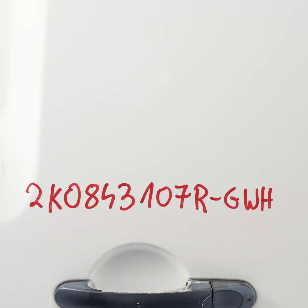 Volkswagen VW Caddy 2K Drzwi Boczne Przesuwne Lewy Tył Grey White - 902 - SKU 2K0843107R-GWH - Numer Części 2K0843107R