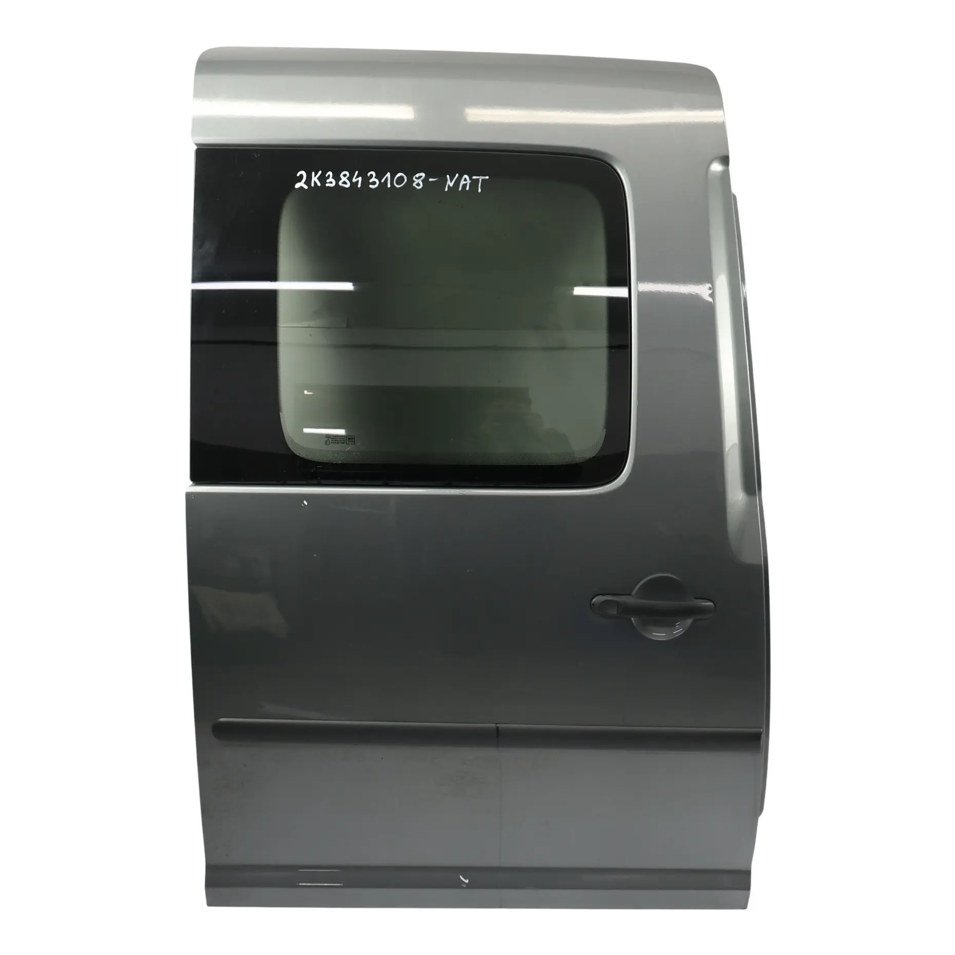 VW Caddy 2K Maxi Sliding Door Rear Right O/S Side Door Natural Grey Metallic H7W