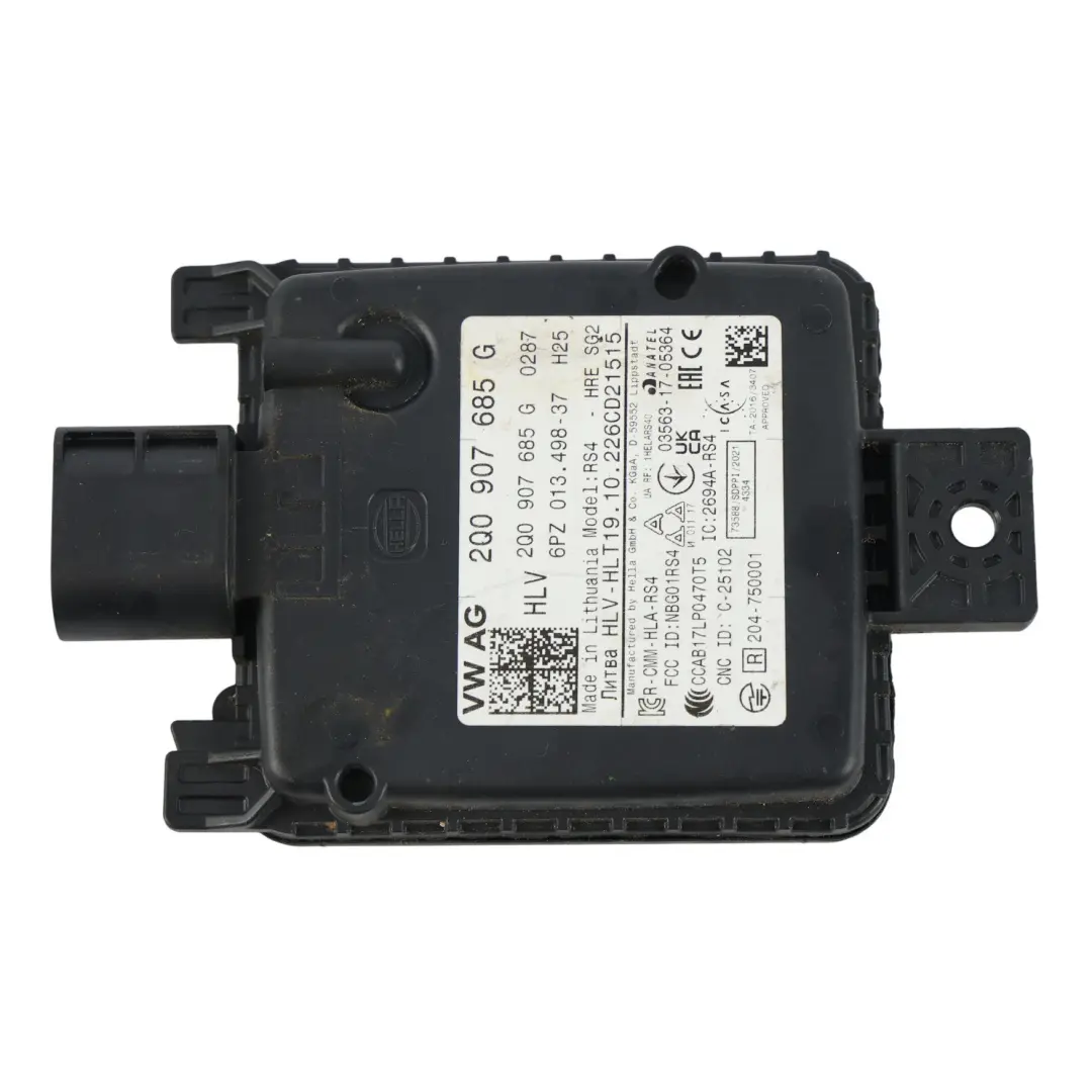 Skoda Octavia Mk4 NX Spurwechsel Assistent Modul Steuergerät Links - SKU 2Q0907685G - Teilenummer 2Q0907685G