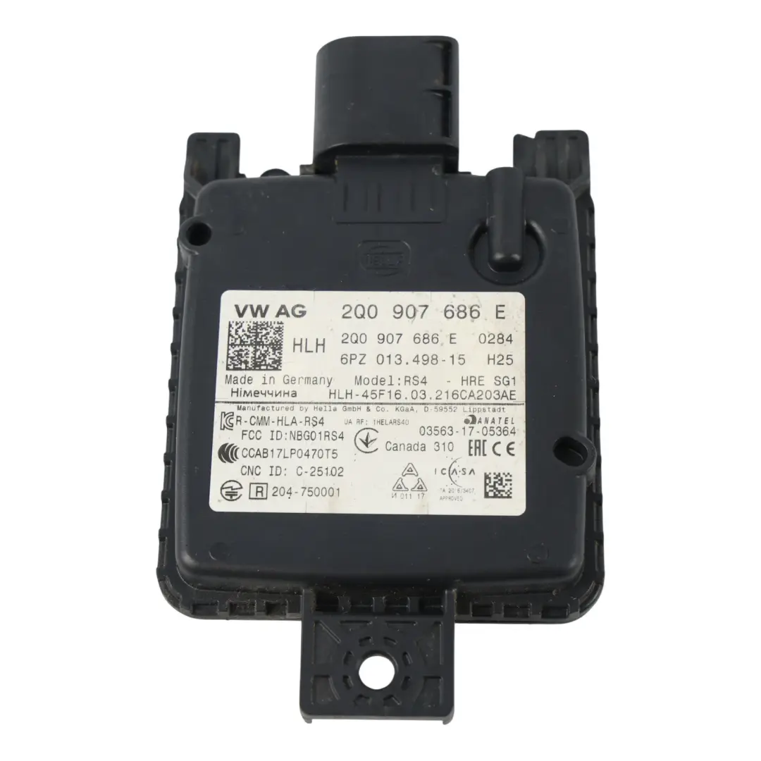 Blind Spot Lane Change Control Module Rear Right O/S to VW Golf Gti CD1 with Part number 2Q0907686E VW Golf Gti CD1 Blind Spot Lane Change Control Module Rear Right O/S - SKU 2Q0907686E - Part number 2Q0907686E