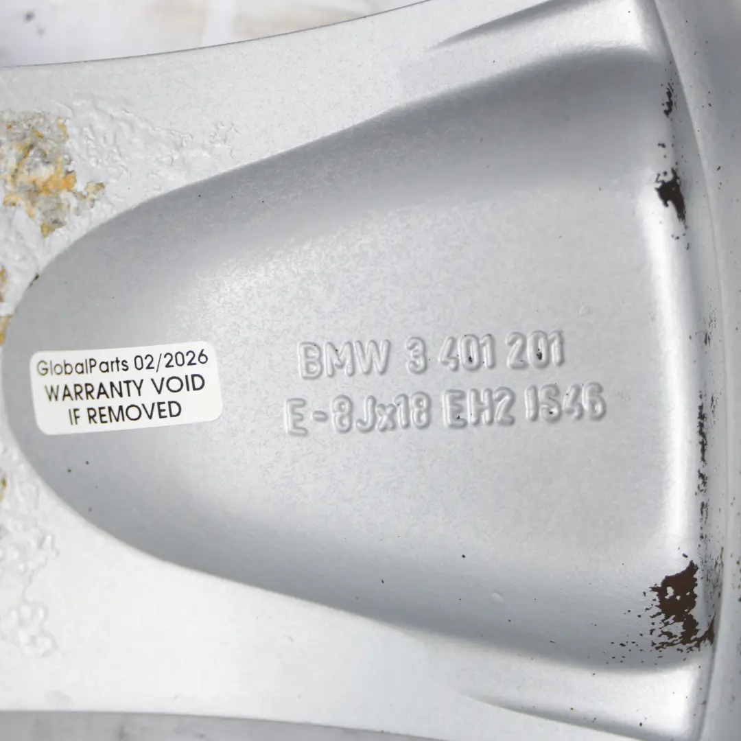 BMW X3 E83 Argento AlluMini o Cerchione IN Lega Raggi a Stella 113 18 " ET: - SKU 3401201-6 - Numero di parte 3401201