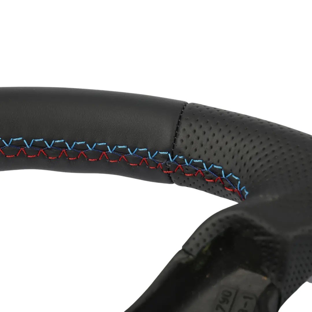 Leather Steering Wheel 4 Spoke M-tricoloured to BMW X3 Series E83 NEW Black with Part number 3411790 BMW X3 Series E83 NEW Black Leather Steering Wheel 4 Spoke M-tricoloured - SKU 3411790-1 - Part number 3411790