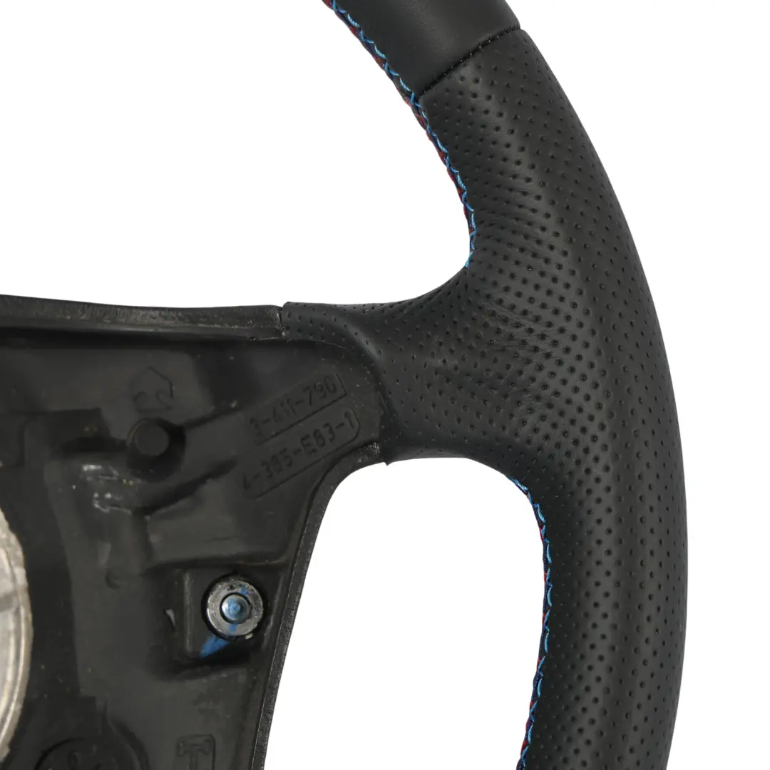 Leather Steering Wheel 4 Spoke M-tricoloured to BMW X3 Series E83 NEW Black with Part number 3411790 BMW X3 Series E83 NEW Black Leather Steering Wheel 4 Spoke M-tricoloured - SKU 3411790-1 - Part number 3411790