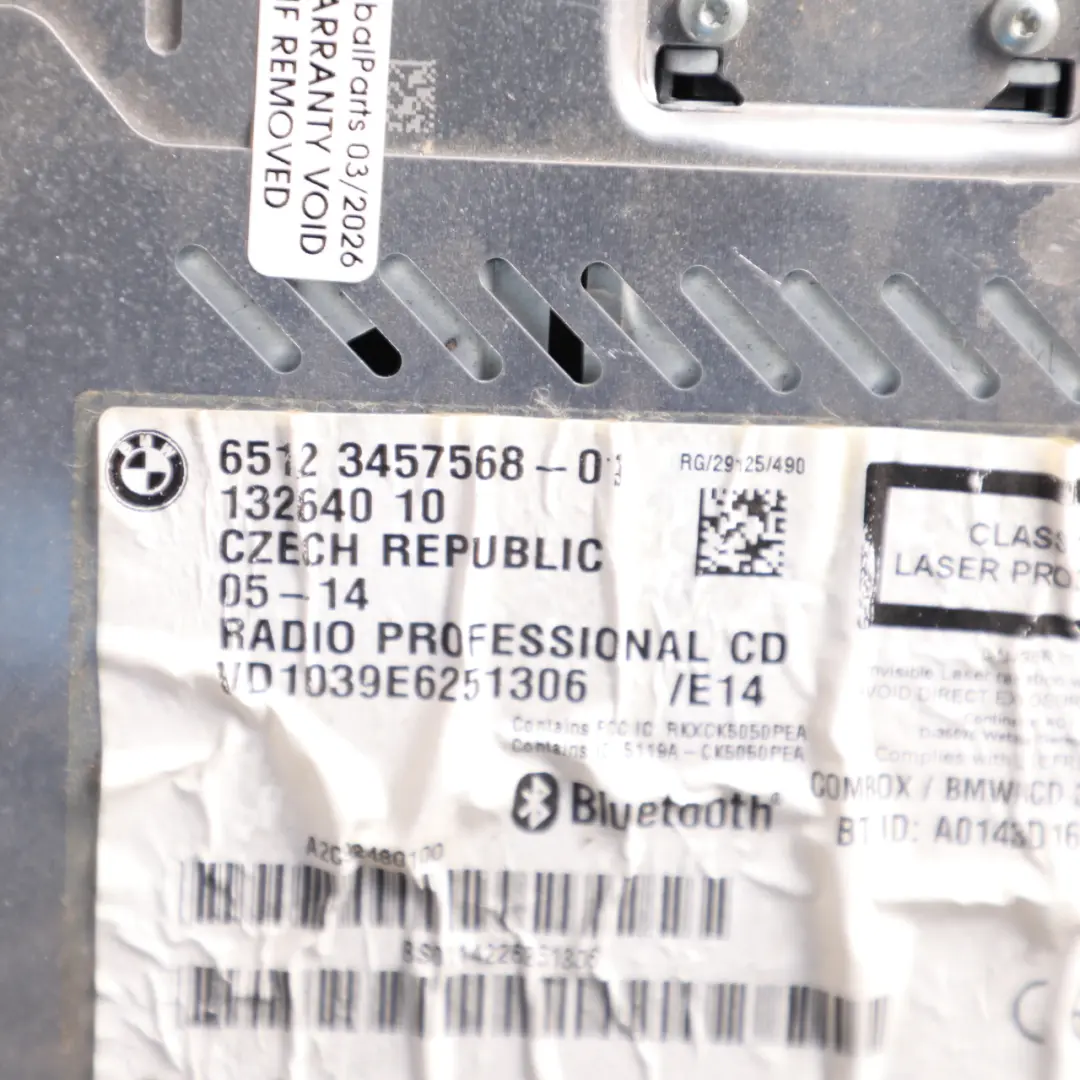 Radio Radioodtwarzacz CD do Mini Cooper R55 R56 R57 LCI R60 o numerze 3457568 Mini Cooper R55 R56 R57 LCI R60 Radio Radioodtwarzacz CD - SKU 3457568-1 - Numer Części 3457568