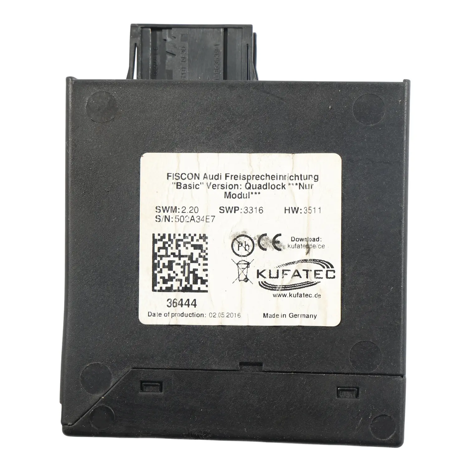 Audi KUFATEC FISCON Freisprecheinrichtung Bluetooth Modul 36444