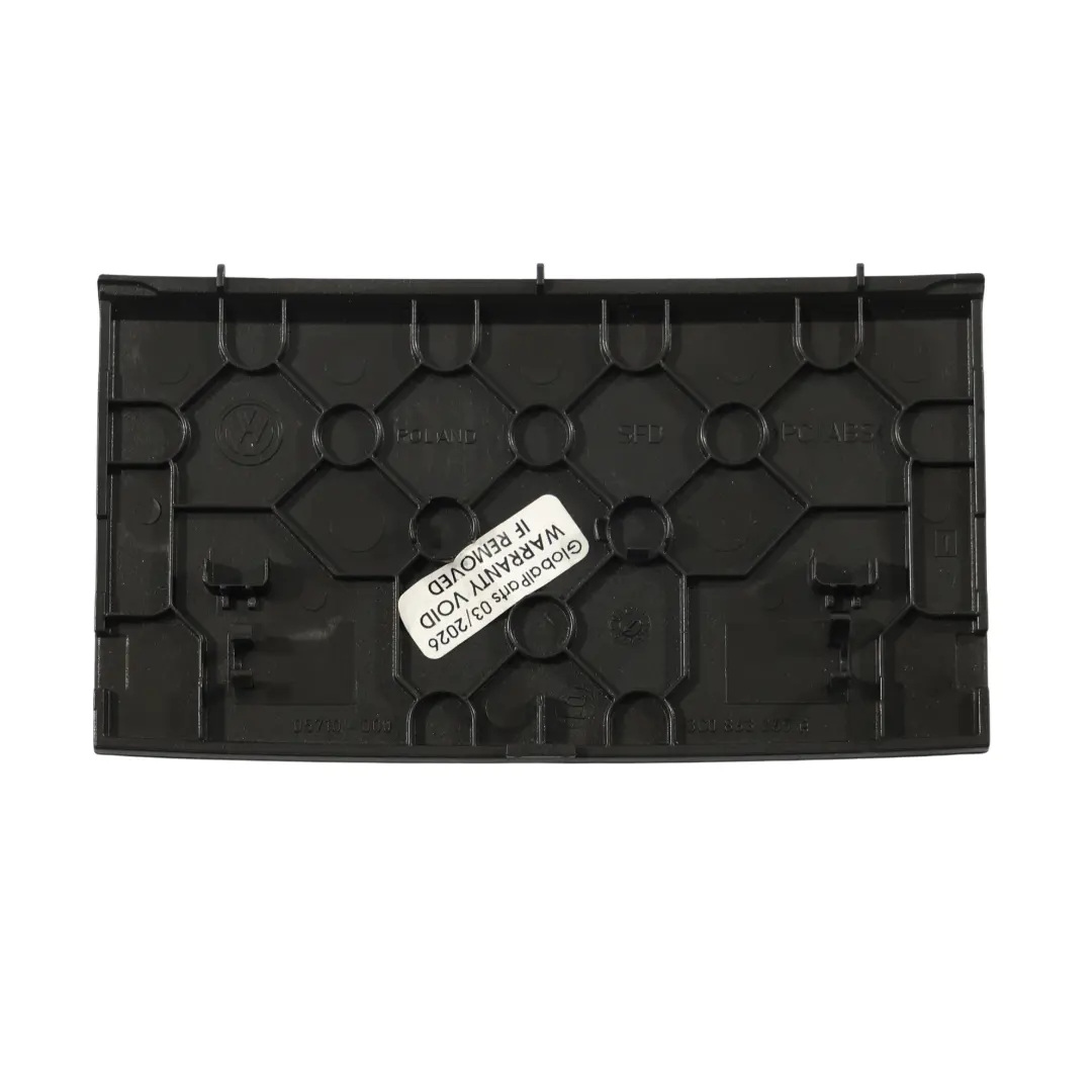 Volkswagen Passat CC Rear Centre Console Trim Cover Panel - SKU 3C0863365A - Part number 3C0863365A