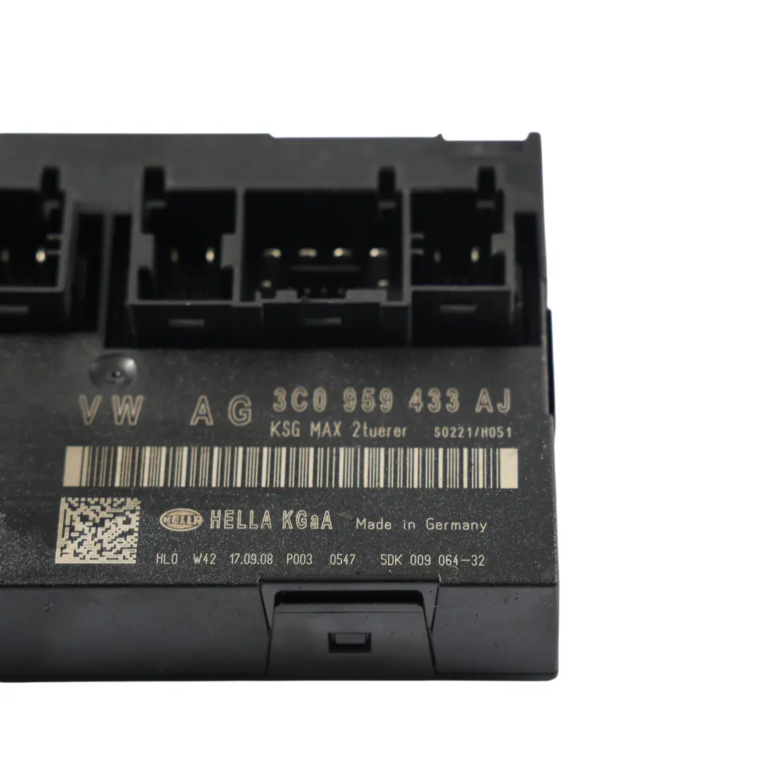Unidad Confort Sistema Control ECU para Volkswagen Passat CC con número de pieza 3C0959433AJ Volkswagen Passat CC Unidad Confort Sistema Control ECU - SKU 3C0959433AJ - Número de pieza 3C0959433AJ
